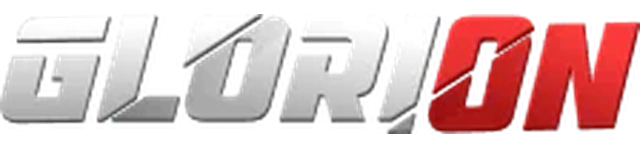 Glorion Casino – logo z czerwonym akcentem